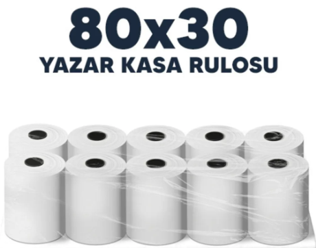 TERMAL KASA RULOSU 80*30 (10 RULO)