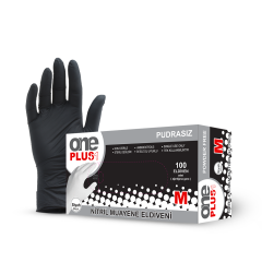 NİTRİL SİYAH ELDİVEN  MEDİUM 100 ADET