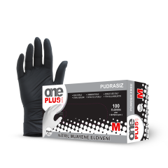 NİTRİL SİYAH ELDİVEN  MEDİUM 100 ADET