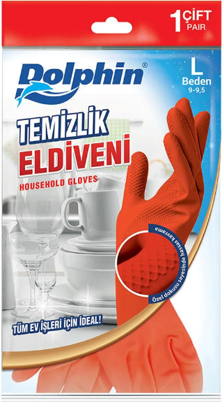 BULAŞIK ELDİVENİ S-M-L  (1 ÇİFT)