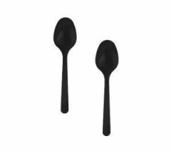 PLASTİK LÜX KAŞIK SİYAH 100 ADET/PAKET