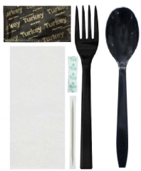 İKRAM SETİ 6 LI LÜX ÇATAL-KAŞIK  100 ADET/PAKET