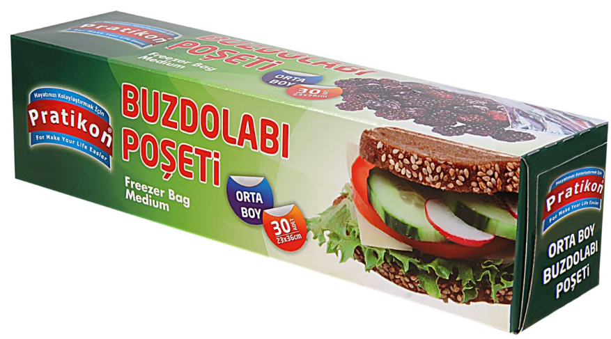 BUZDOLABI POŞETİ ORTA BOY 20 ADET/PAKET