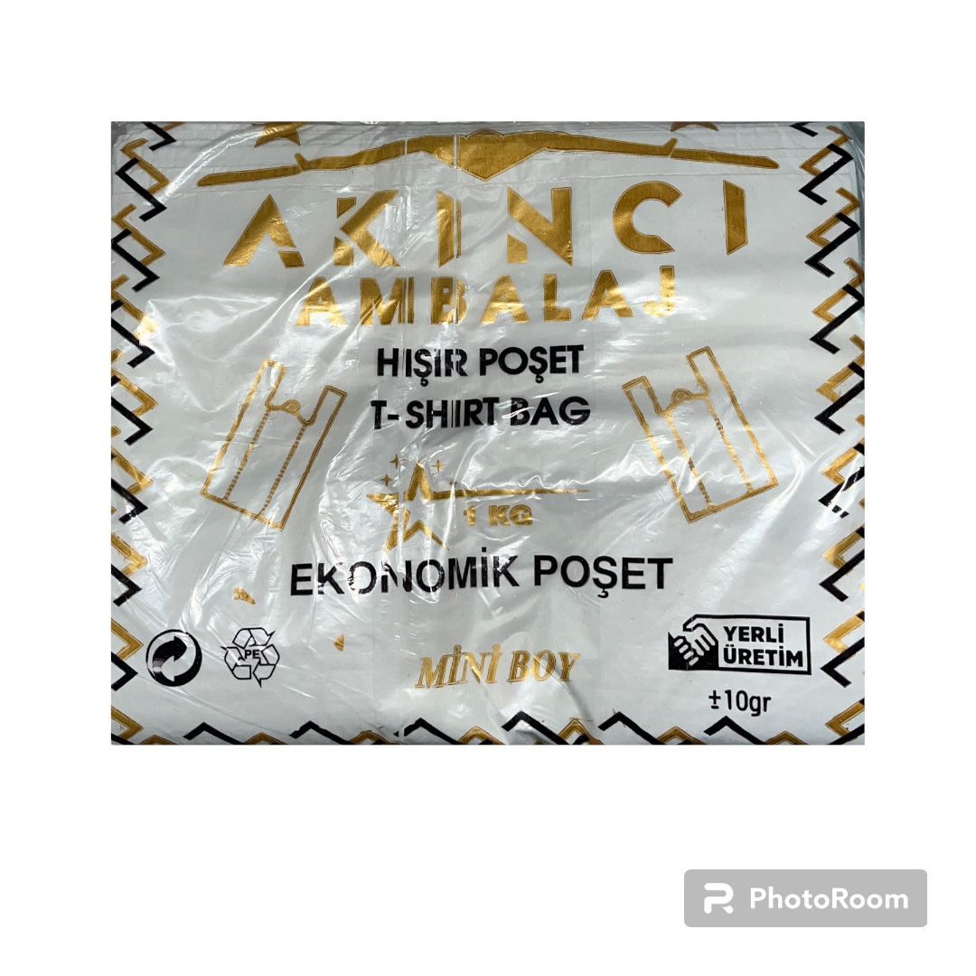 A KALİTE BEYAZ POŞET CİCİ BOY 1 KG/PAKET