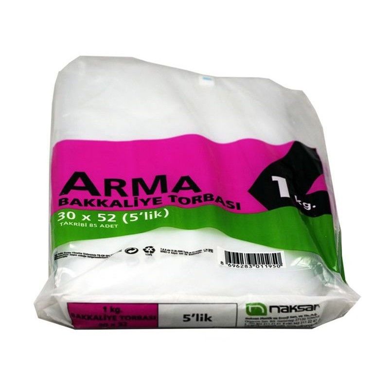 30*52 NAYLON BAKLİYAT TORBASI 1 KG/PAKET