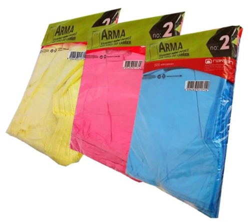 NO 2 500 LÜ BASKISIZ BLOK POŞET 500 ADET/1 PAKET