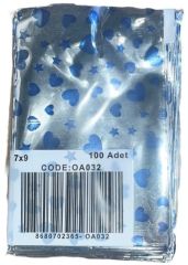 METALİZE HEDİYELİK POŞET 7*9 100 ADET/1 PAKET