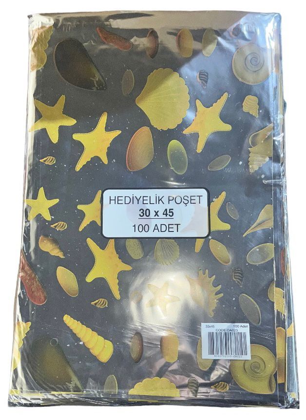METALİZE POŞET 30 X 45 100 ADET