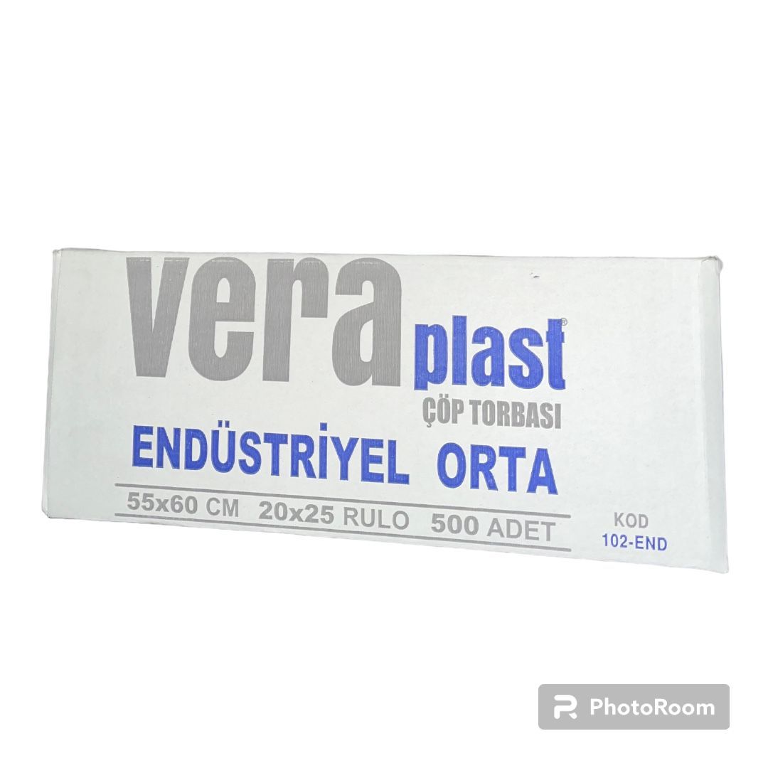 ORTA BOY ENDÜSTRİYEL ÇÖP TORBASI  20 ADET X25 RULO