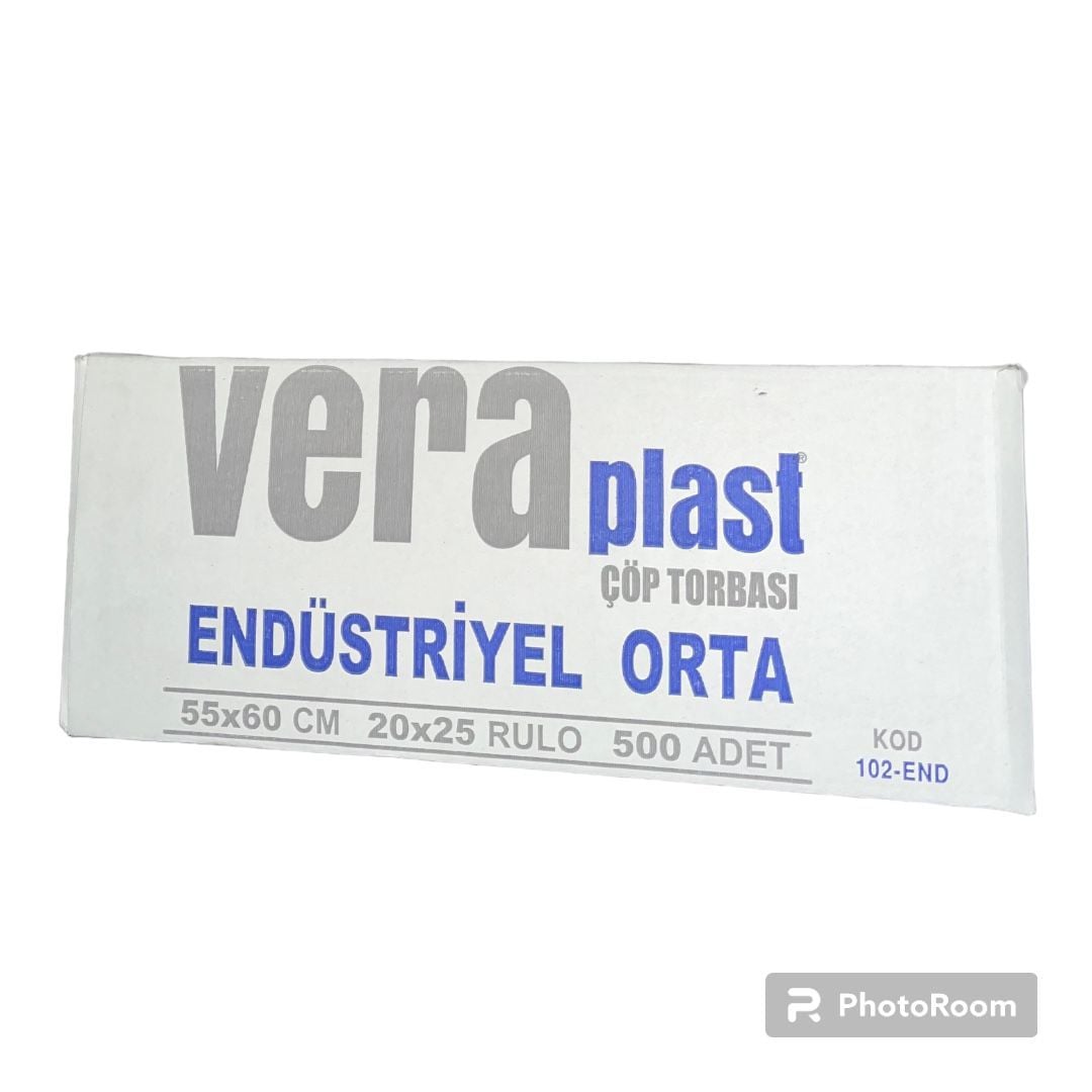 ORTA BOY ENDÜSTRİYEL ÇÖP TORBASI  20 ADET X25 RULO