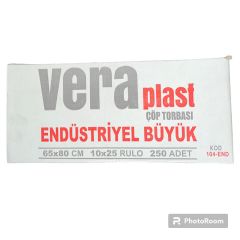 BÜYÜK BOY ENDÜSTRİYEL ÇÖP TORBASI 10 ADET X25 RULO