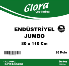 JUMBO BOY ÇÖP TORBASI ENDÜSTRİYEL 400 GR  20 RULO X 10 ADET