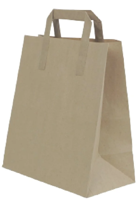 DÜZ SAP KRAFT ÇANTA 25X28X14