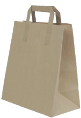 DÜZ SAP KRAFT ÇANTA 25X28X14