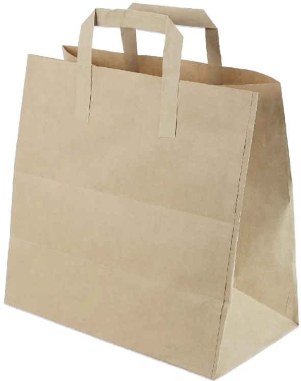 DÜZ SAP KRAFT ÇANTA  30X28X16