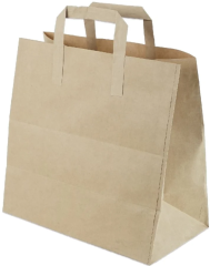 DÜZ SAP KRAFT ÇANTA  30X28X16