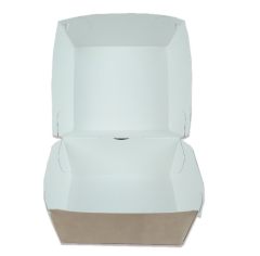 HAMBURGER KUTUSU BÜYÜK BOY  13*13*10 KRAFT 300 ADET