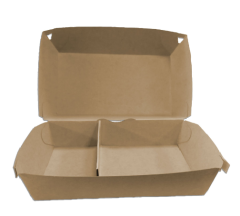 HAMBURGER KUTUSU SEPERATÖRLÜ KRAFT 200 ADET