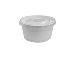 14 OZ KARTON ÇORBA KASESİ BASKISIZ KAP + KAPAK 100 ADET